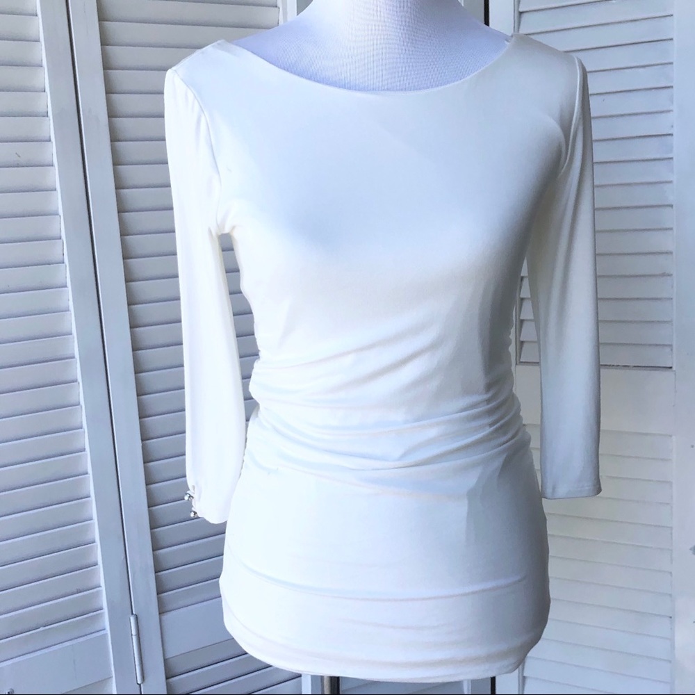 🦋NWT White House Black Market reversible shirt xs